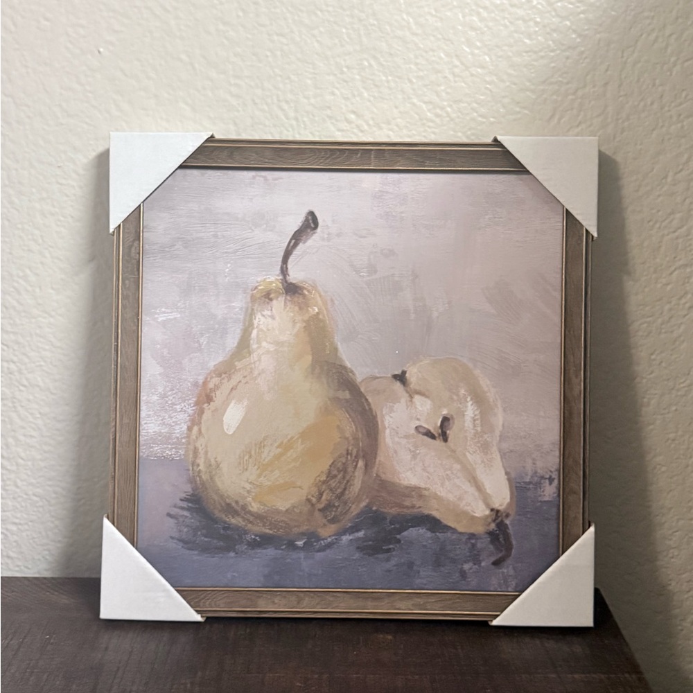 Studio McGee Pear Art in Cream and Gray